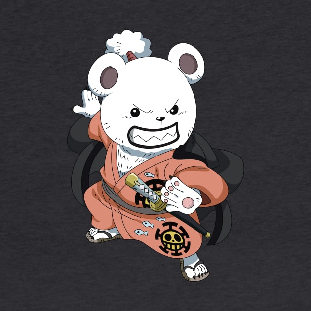 Chibi Bepo In Samurai Wano Outfit by AnimeTee